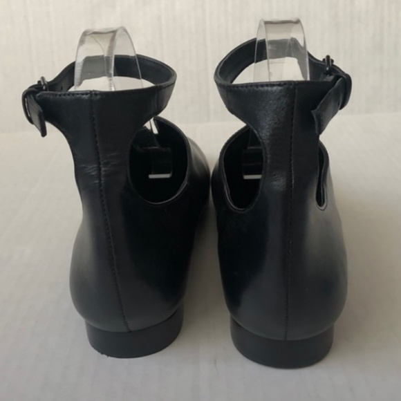 Opening Ceremony Norrah Womens Black Leather Ankle Shoes. Size 39 - Picture 4 of 7